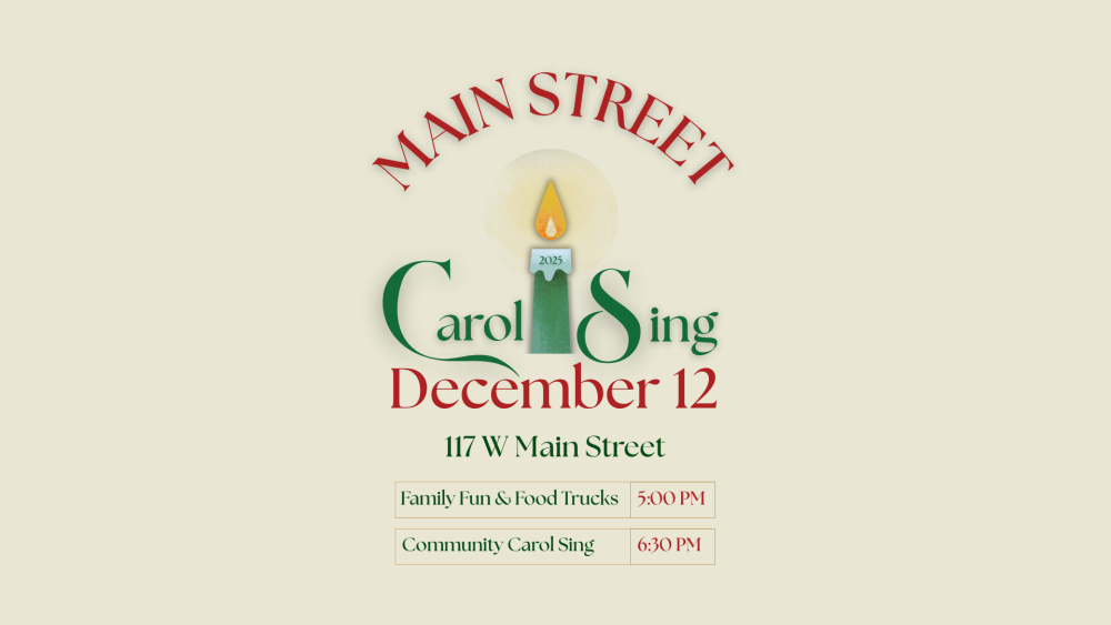 Main Street Carol Sing (24 x 36 in)-5